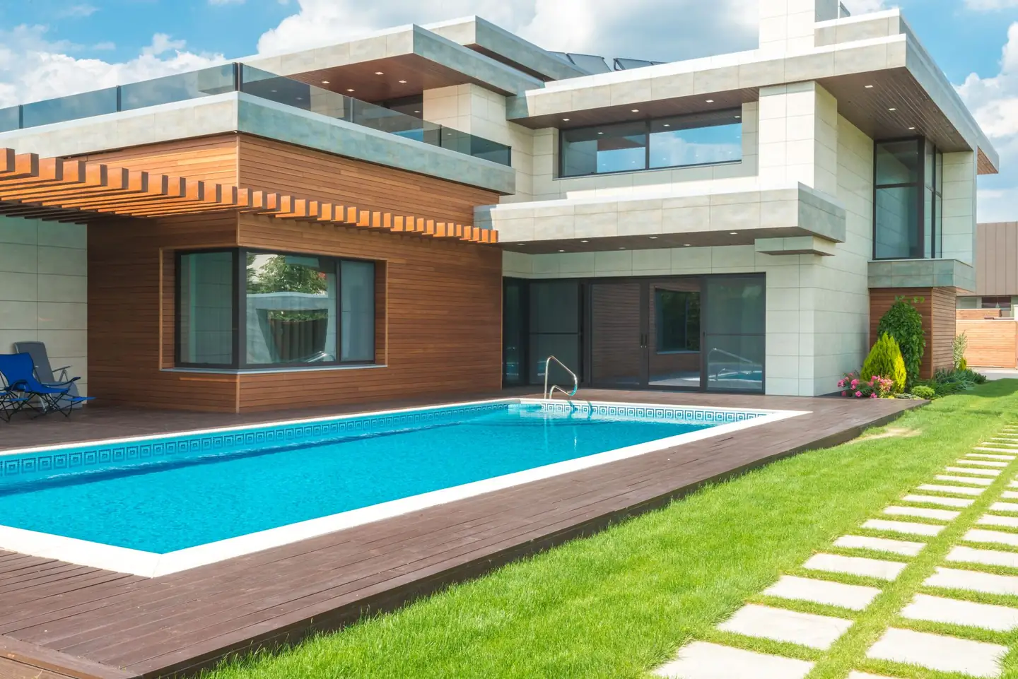 Swimming pool built in Freeburn Island, NSW